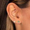  Colored Pavé Mini Mushroom Stud Earring - Adina Eden's Jewels