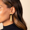  Dangling Fringe Statement Drop Stud Earring - Adina Eden's Jewels