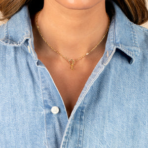  Solid Moon Toggle Necklace - Adina Eden's Jewels