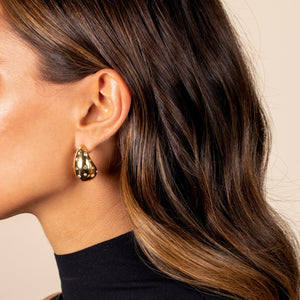  CZ Scattered Teardrop Drop Stud Earring - Adina Eden's Jewels