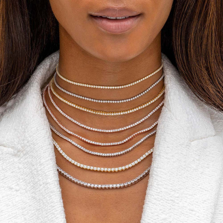 Adina Eden CZ Tennis Necklace
