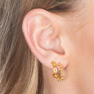  Mixed Chain Hoop Earring Combo Set - Adina Eden's Jewels