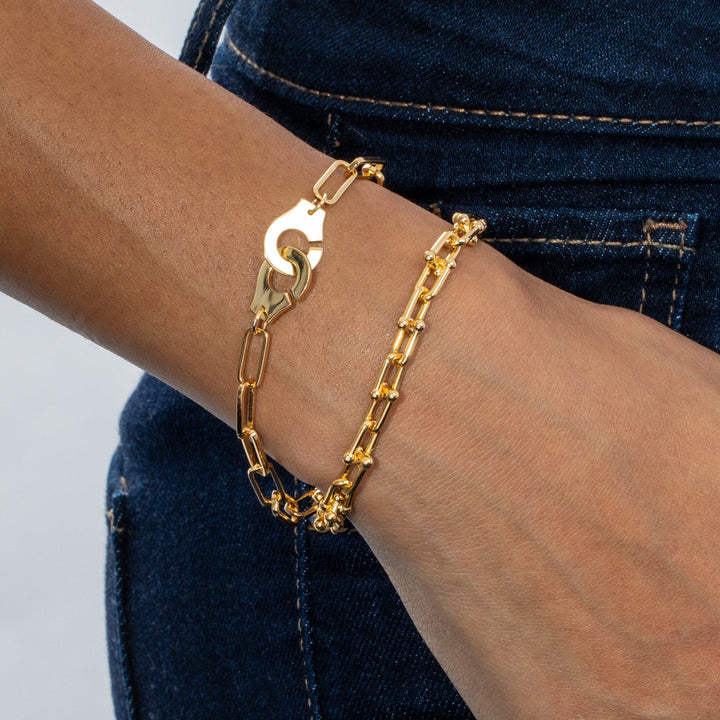  Handcuff Link Bracelet - Adina Eden's Jewels