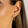  Trio Cluster CZ Front Back Drop Stud Earring - Adina Eden's Jewels