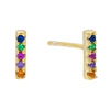 Multi-Color Mini Bar Earrings - Adina Eden's Jewels