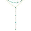Combo Turquoise Bezel Necklace Combo Set - Adina Eden's Jewels