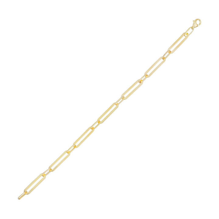 Gold Paper Link Bracelet - Adina Eden's Jewels