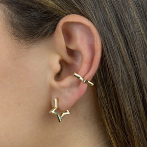  Open Star Stud Earring 14K - Adina Eden's Jewels