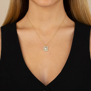 Pavé Colored Stone Starburst Pendant Necklace - Adina Eden's Jewels