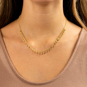  Mini Ball Dangle Necklace - Adina Eden's Jewels