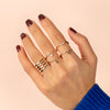  Diamond Star Charm Ring 14K - Adina Eden's Jewels