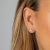  Mini Diamond Pave Star of David Stud Earring 14K - Adina Eden's Jewels