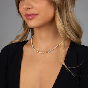  Colored Multi Shape Tennis Necklace - Adina Eden's Jewels