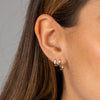  Thin Paperclip Hoop Earring 14K - Adina Eden's Jewels
