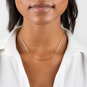  Cuban Flat Necklace - Adina Eden's Jewels