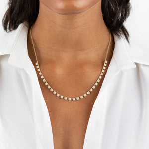  Diamond Multi Disc Choker 14K - Adina Eden's Jewels