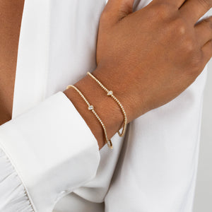  Assorted Diamond Shape Tennis Bracelet 14K - Adina Eden's Jewels