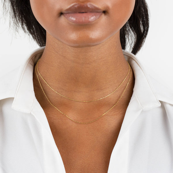 Chain Necklace 14K | Adina Eden Jewels