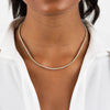  Diamond Thin Tennis Necklace 14K - Adina Eden's Jewels