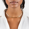  Liquid Herringbone Necklace 14K - Adina Eden's Jewels