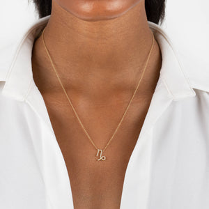  Diamond Zodiac Necklace 14K - Adina Eden's Jewels