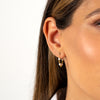  Mini Pearl Front Back Chain Stud Earring - Adina Eden's Jewels