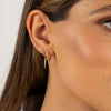  Solid Spike Huggie Earring - Adina Eden's Jewels