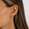  CZ Princess Cut Stud Earring - Adina Eden's Jewels