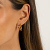  Thin Twisted Hoop Earring - Adina Eden's Jewels