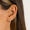  Colored Mini Teardrop Shaker Stud Earring - Adina Eden's Jewels