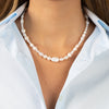  Multi Shape Pearl Necklace - Adina Eden's Jewels
