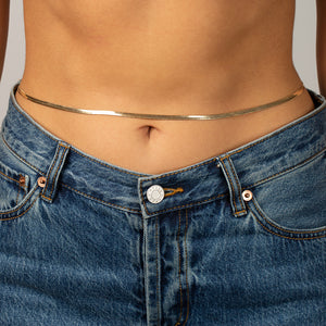  Herringbone Belly Chain - Adina Eden's Jewels