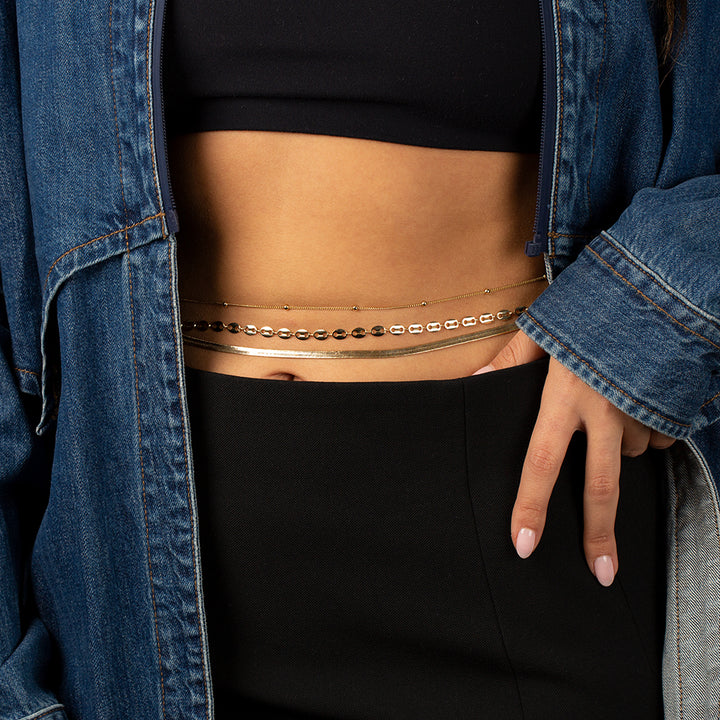  Mariner Link Belly Chain - Adina Eden's Jewels