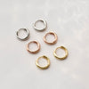  Plain Ring Huggie Earring - Adina Eden's Jewels