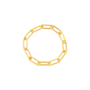  Paperclip Chain Ring - Adina Eden's Jewels