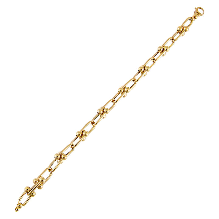 14K Gold U Chain Bracelet 14K - Adina Eden's Jewels