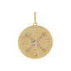 14K Gold Diamond Compass Charm 14K - Adina Eden's Jewels