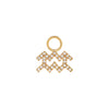  Diamond Zodiac Earring Charm 14K - Adina Eden's Jewels