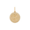  Diamond Zodiac Coin Charm 14K - Adina Eden's Jewels