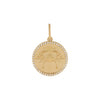  Diamond Zodiac Coin Charm 14K - Adina Eden's Jewels
