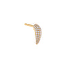 14K Gold / Single Diamond Claw Stud Earring 14K - Adina Eden's Jewels