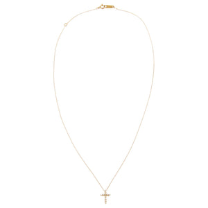  Diamond Cross Necklace 14K - Adina Eden's Jewels