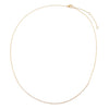  Diamond Tennis Scoop Bar Necklace 14K - Adina Eden's Jewels