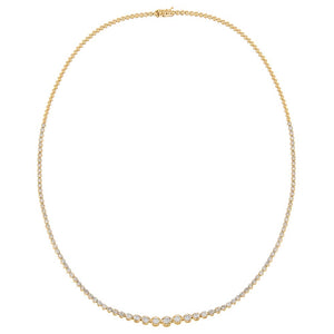  Graduated Diamond Necklace 14K - Adina Eden's Jewels