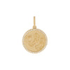  Diamond Zodiac Coin Charm 14K - Adina Eden's Jewels