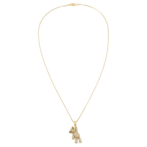  Pavé Bear Necklace - Adina Eden's Jewels