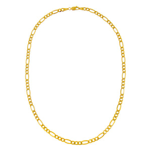  Super Hollow Figaro Necklace 14K - Adina Eden's Jewels