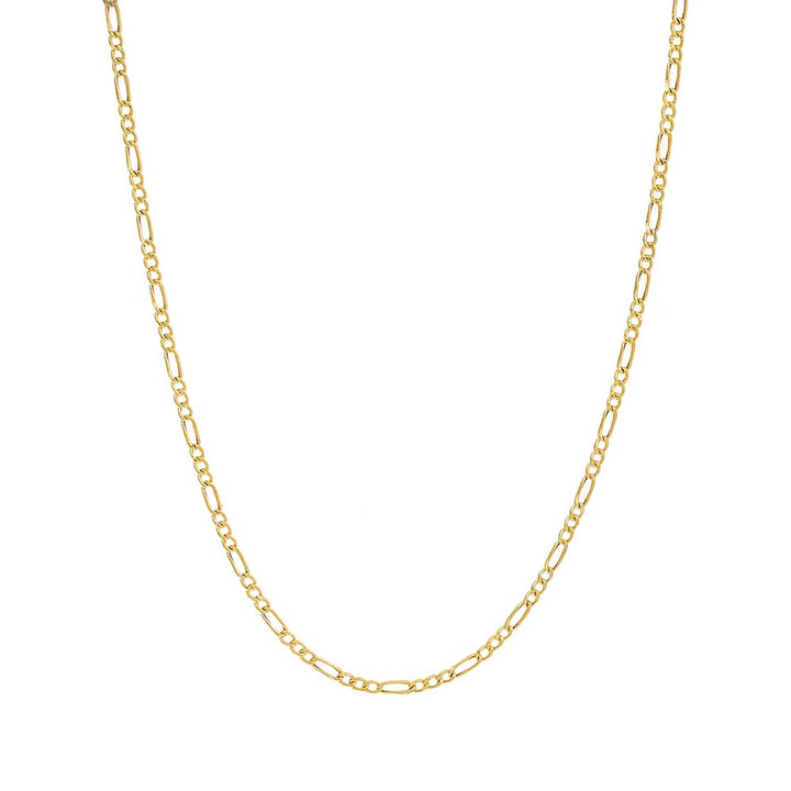 14K Gold / 18" Figaro Chain Necklace 14K - Adina Eden's Jewels