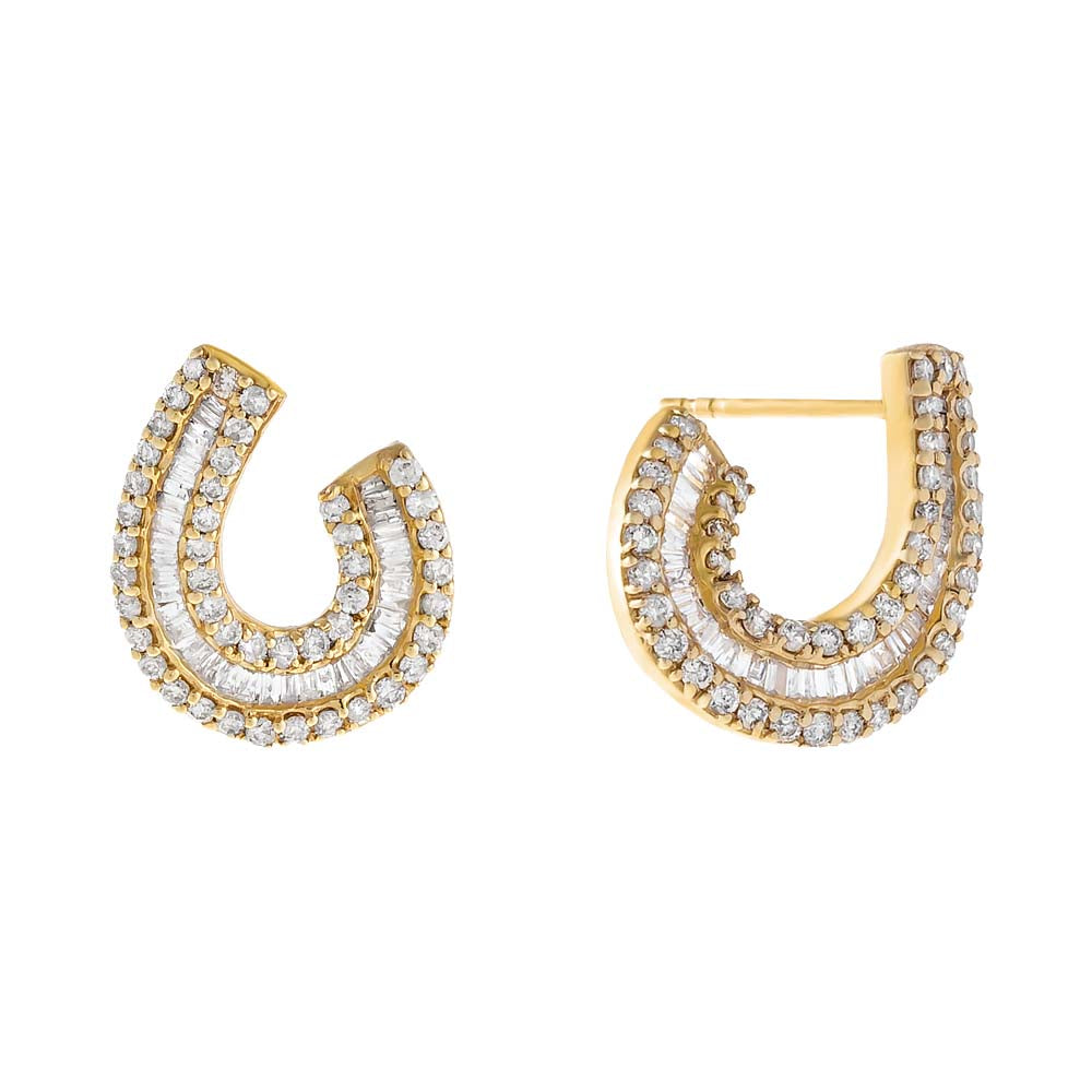  Baguette x Round Diamond Wrap illusion - Adina Eden's Jewels