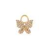  Diamond Butterfly Earring Charm 14K - Adina Eden's Jewels